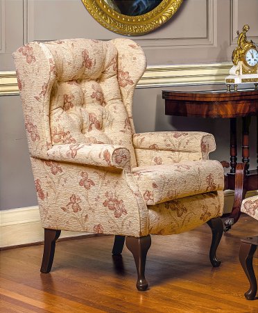 Sherborne - Brompton Wing Chair with Low Seat